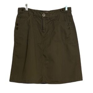 GH Bass Mini Skirt, Hunter Green, Size 8